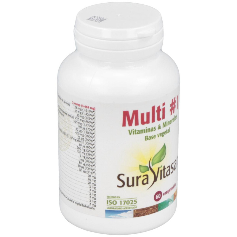 Multivitamins y Minerals 60comp - Sura Vitasan