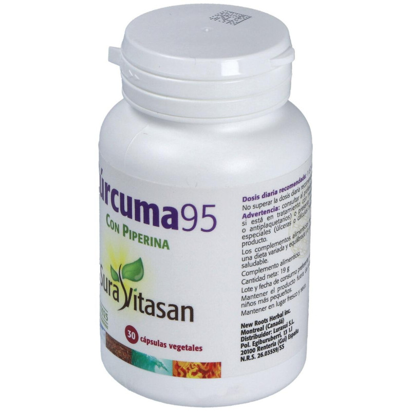 Cúrcuma 95 30 Cápsulas - Sura Vitasan