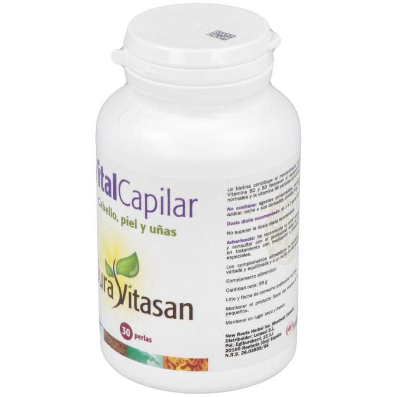 Vital Capilar Cabello,Piel Y Uñas 30Perlas