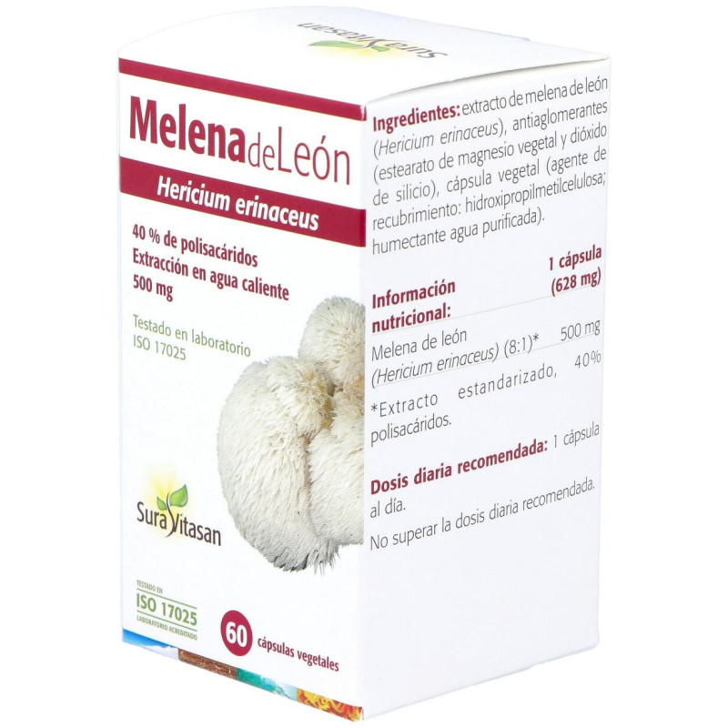 Melena de León 60 Cápsulas - Sura Vitasan