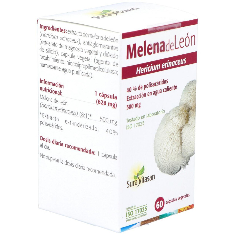 Melena de León 60 Cápsulas - Sura Vitasan