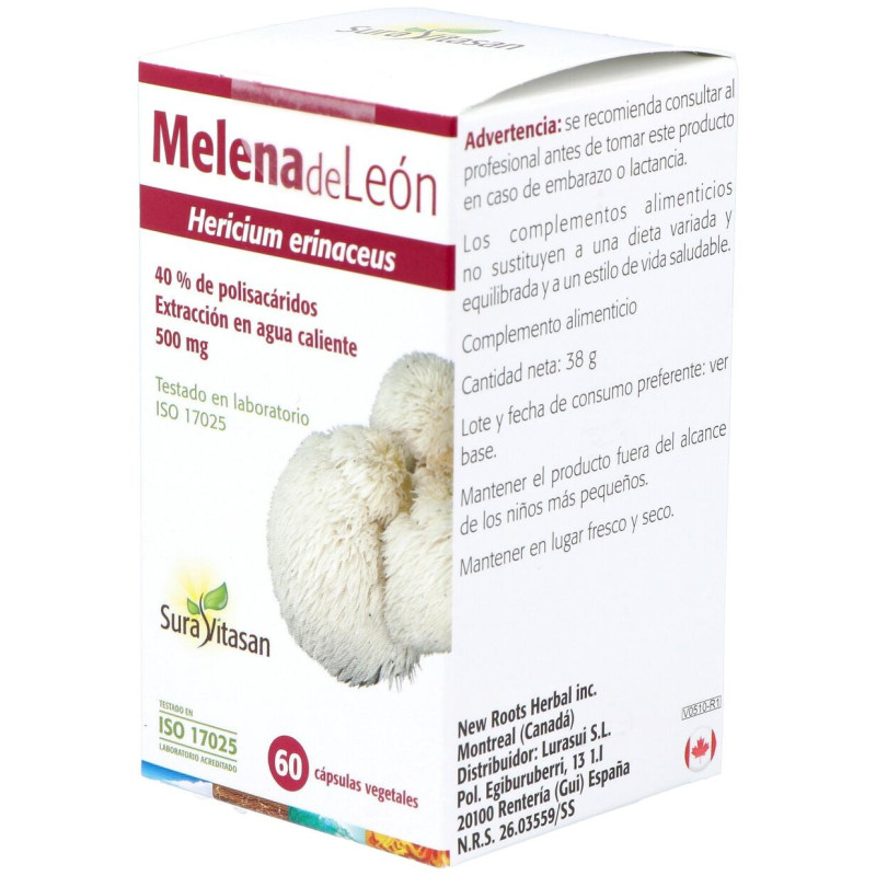 Melena de León 60 Cápsulas - Sura Vitasan