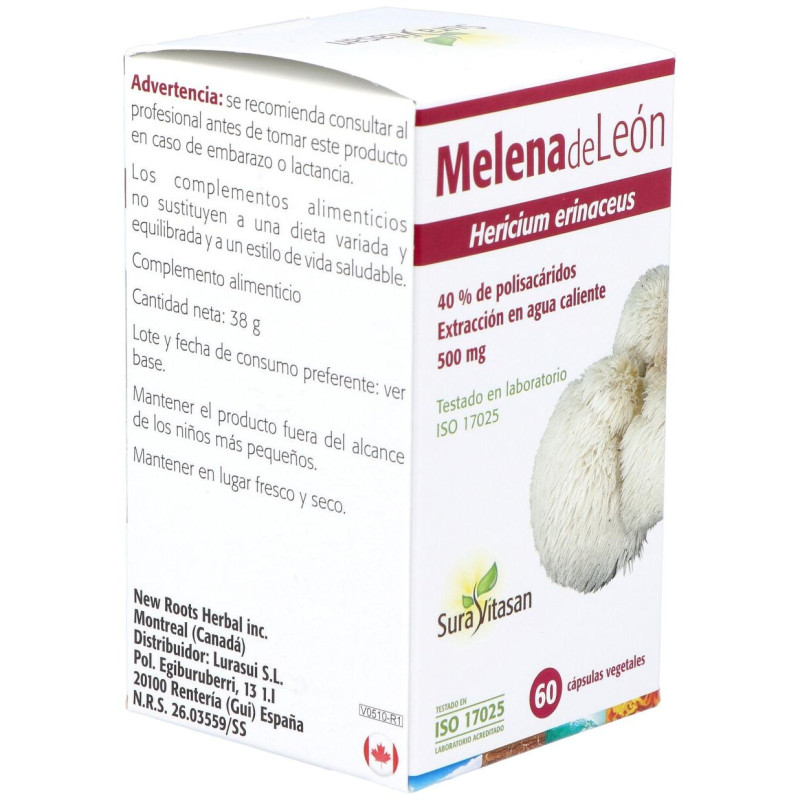 Melena de León 60 Cápsulas - Sura Vitasan