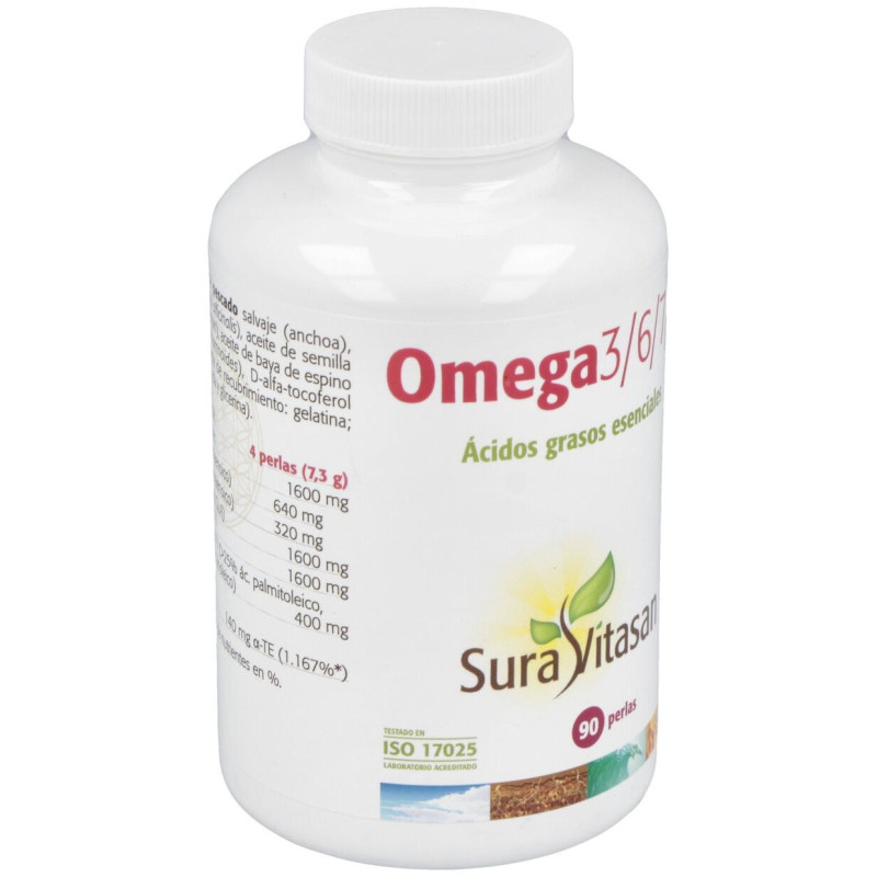 Omega 3/6/7/9 90 Perlas - Sura Vitasan