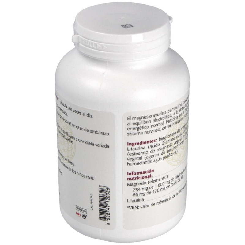 Magnesio Bisglicinato Plus 120 Cápsulas - Sura Vitasan