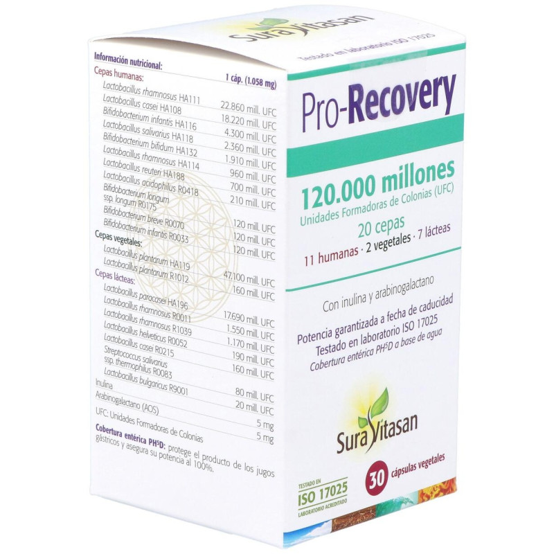 Pro - Recovery Vegetales 30caps - Sura Vitasan