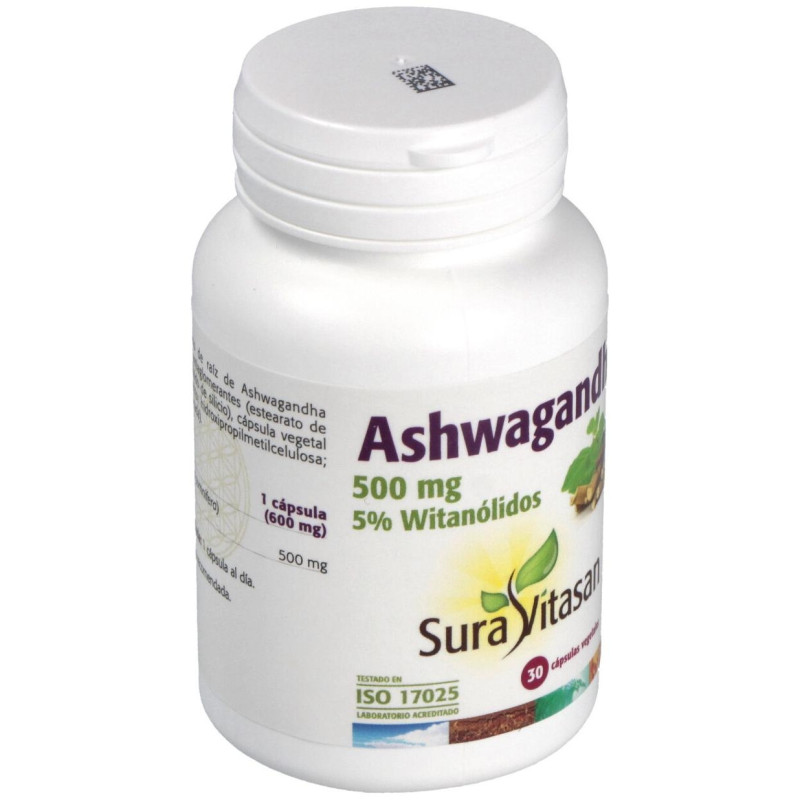 Ashwagandha 500mg 30caps - Sura Vitasan