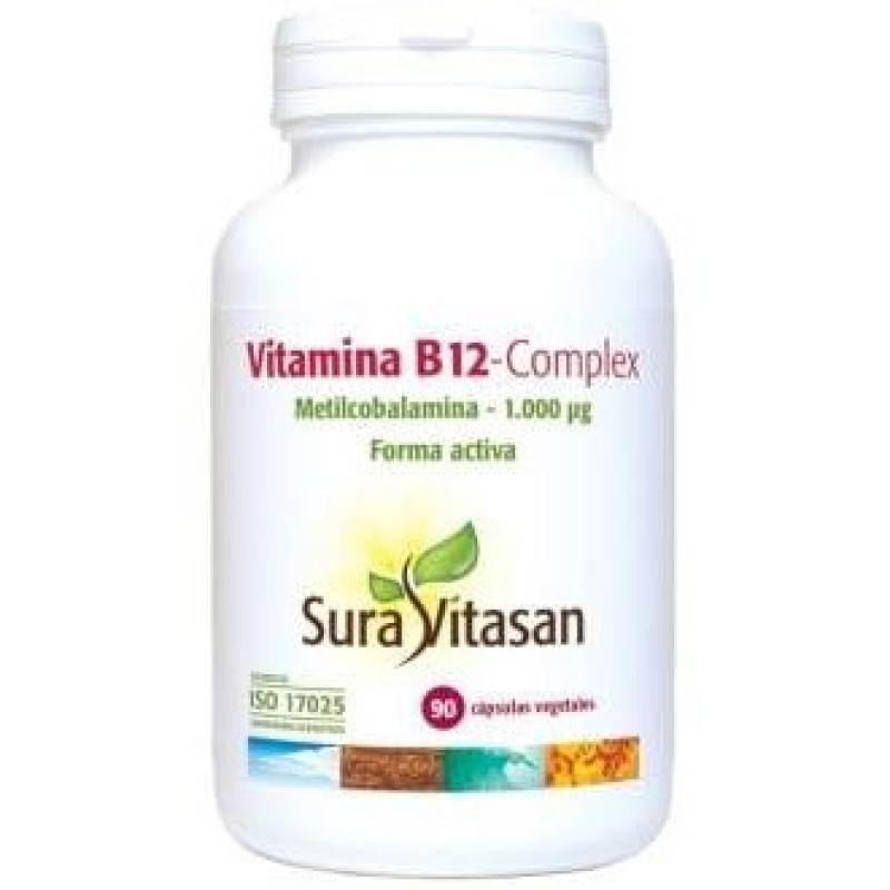 Vitamina B12 Complex 90caps - Sura Vitasan