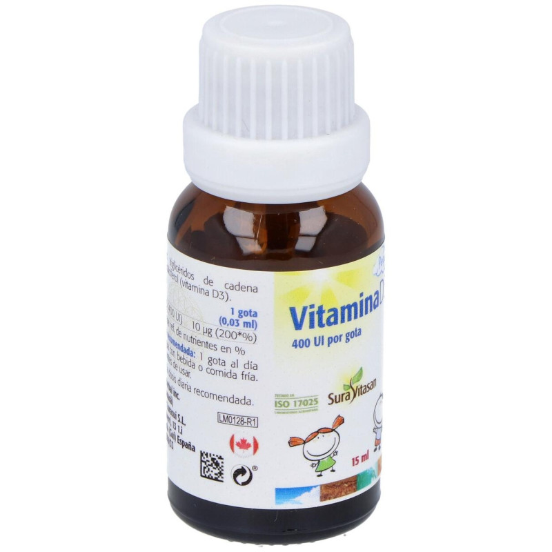 Vitamina D3 Peques 15ml - Sura Vitasan