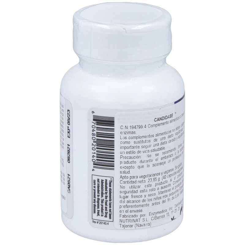Candidase 42cap.veg - Enzymedica