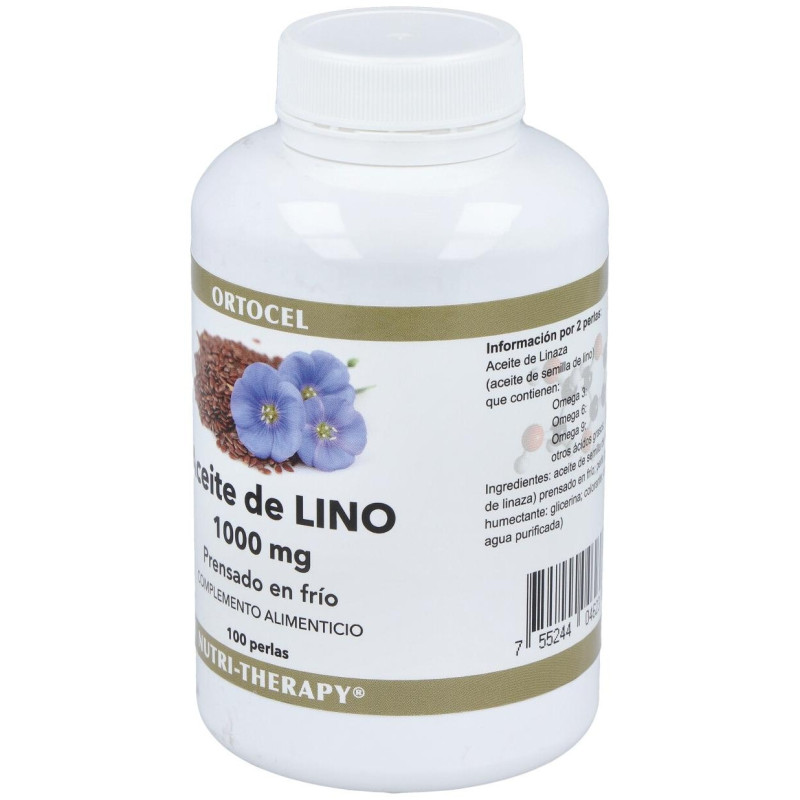 Aceite De Linaza (Semilla Lino) 1000Mg. 100Perlas