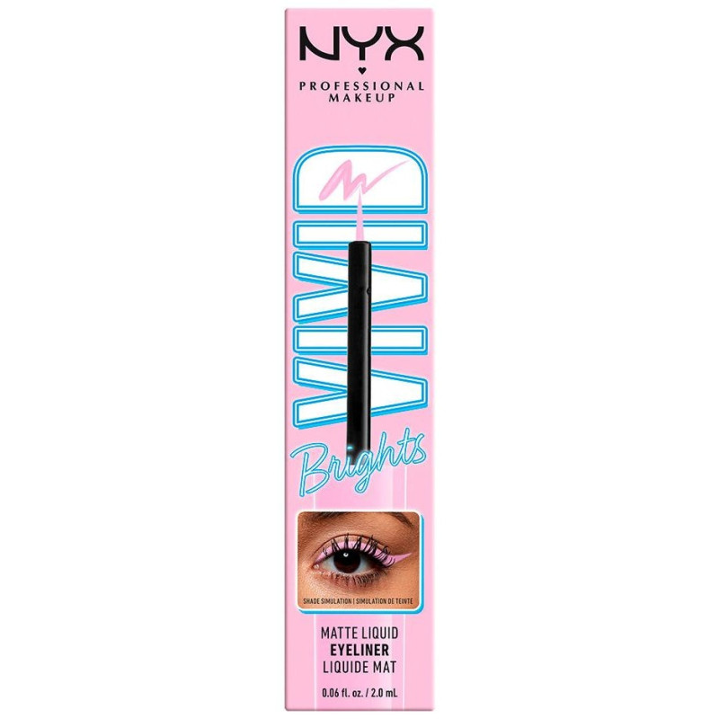 Vivid Bright Liquid Liner Nro 07 Sneaky Pink 2ml - Nyx