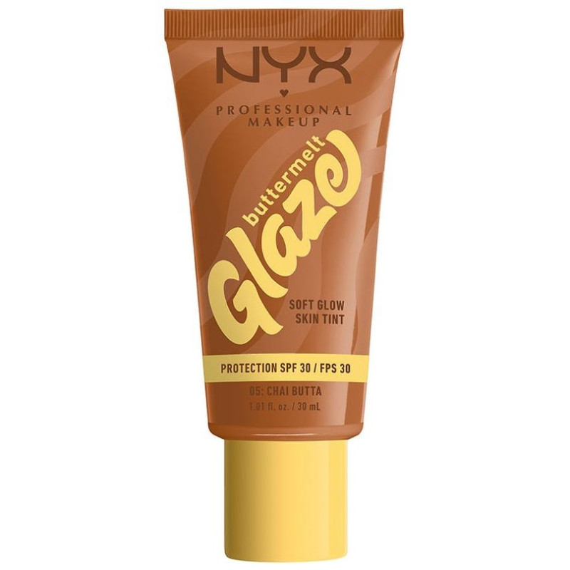 Buttermelt Glaze Protector Solar Tint + spf30 05 - Chai Butta 30 ml - Nyx Professional Make Up