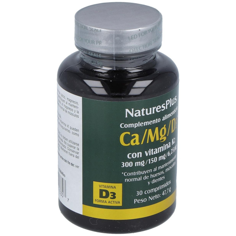 Ca/mg/d3+k2 30comp. 2 - Natures Plus