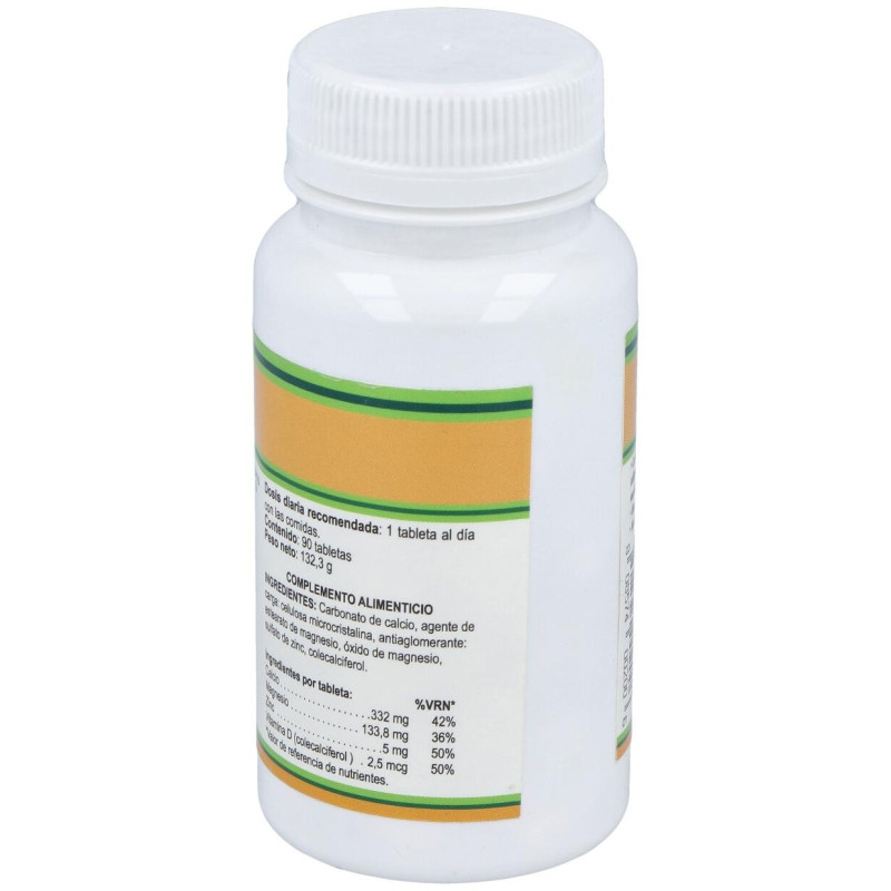 Natural Force Calcium Magnesium Zinc Vitamina D 90caps - Nutri-force