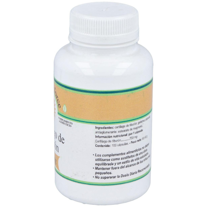 Cartilago De Tiburon 750Mg. 100Cap.