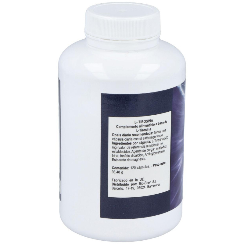 Natural Force L - Tirosina 500mg 120caps - Nutri-force