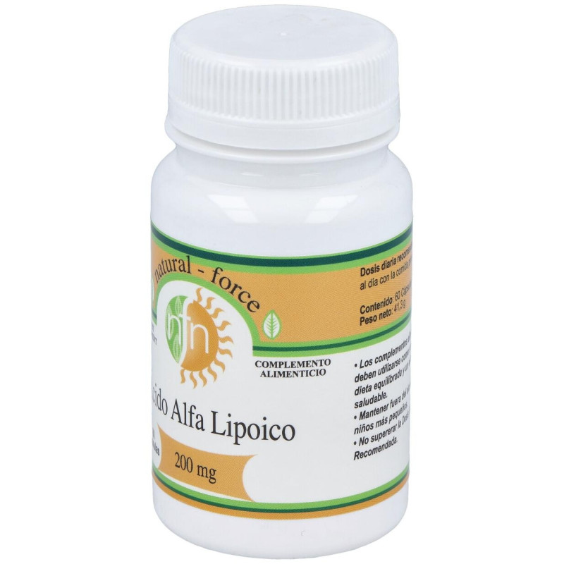 Natural Force Ácido Alfa Lipoico 200mg 60caps - Nutri-force