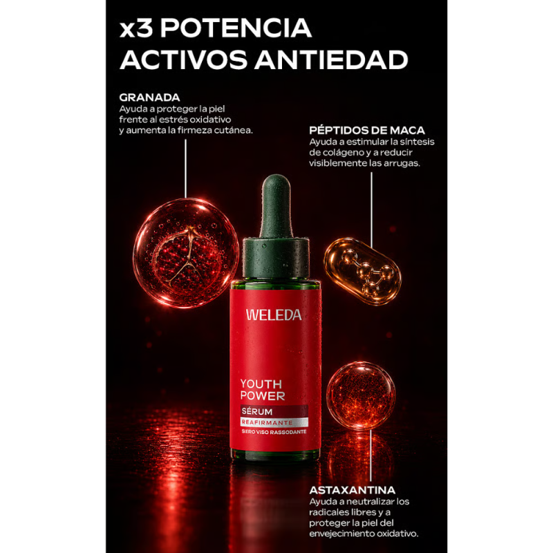Sérum de Día Reafirmante con Granada, 30 ml. - Weleda