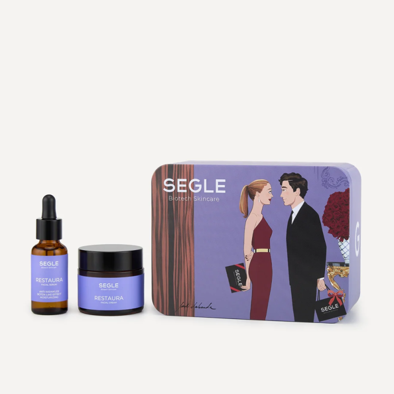 Cofre Antiarrugas BTX- Like: Restaura Serum, 30 ml + Restaura Crema, 50 ml. - Segle Clinical