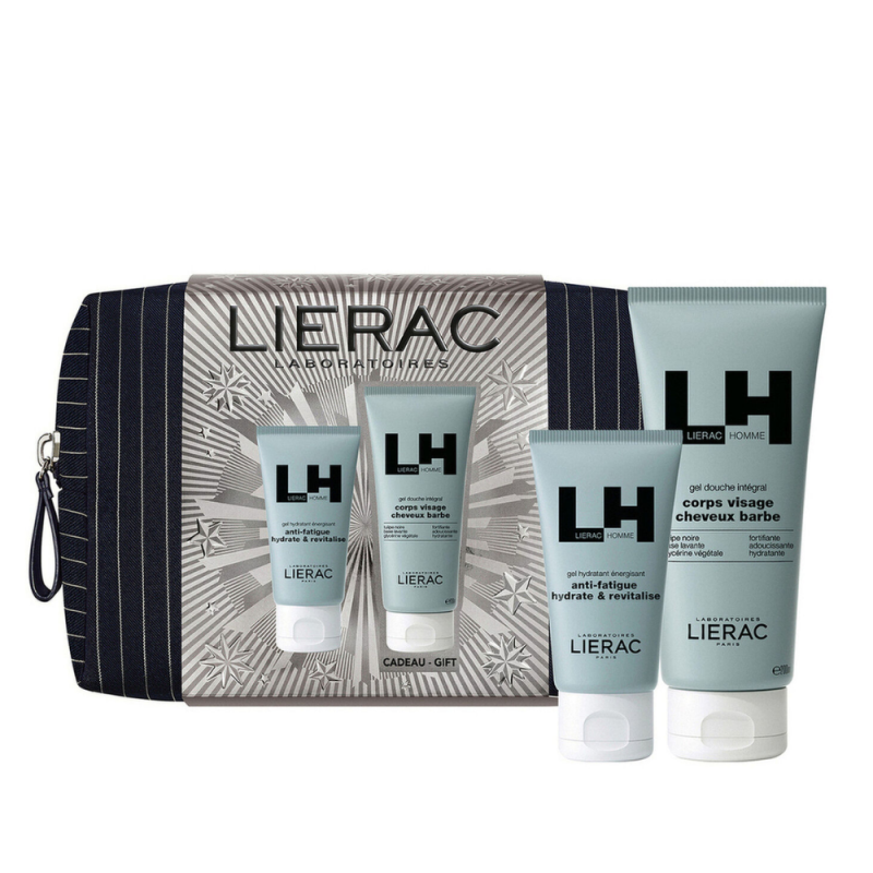 Pack Homme: Gel Hidratante Energizante, 50 ml. + Gel de Ducha, 200 ml. - Lierac