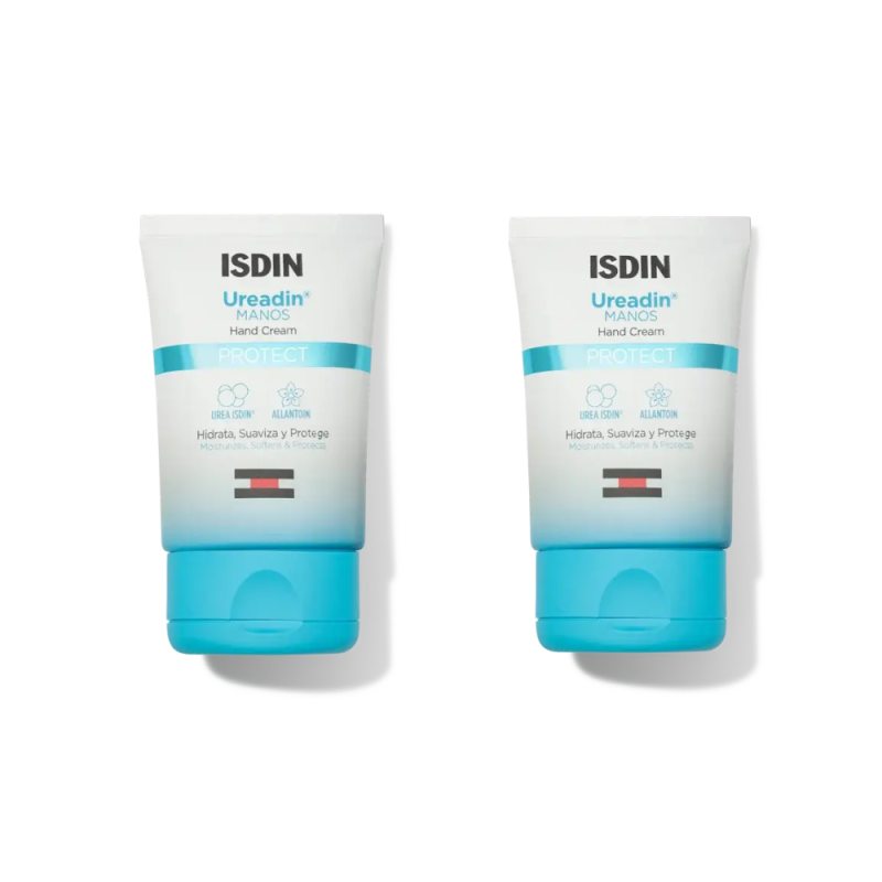 Duplo Ureadin Crema de Manos Protectora, 50 ml. + 50 ml. - Isdin