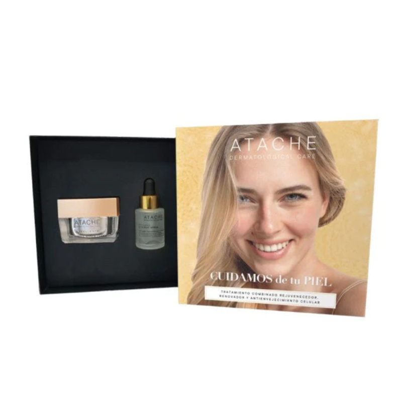 Tratamiento Combinado Rejuvenecedor: Excellence Advanced Repair Cream, 50 ml. + Excellence Glycolic Sérum, 30 ml. - Atache 