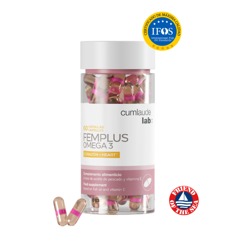 Femplus Omega 3, 60 capsulas - Cumlaude Lab