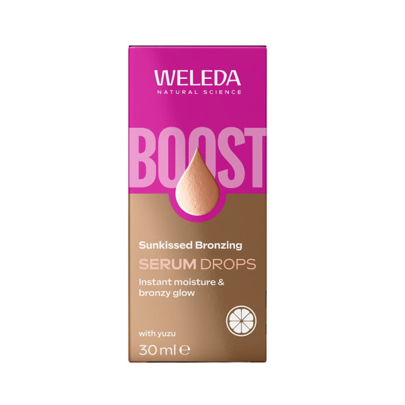 Boost Sunkissed Bronzing Serum Drops, 30 ml. - Weleda