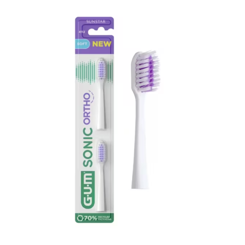 GUM Sonic Ortho Recambios, 2 un. - Sunstar