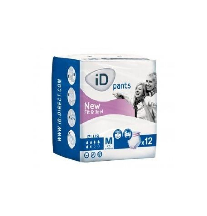 Braga Pañal Inc Orina - Id Intime Pants Plus (T- M 12 U)
