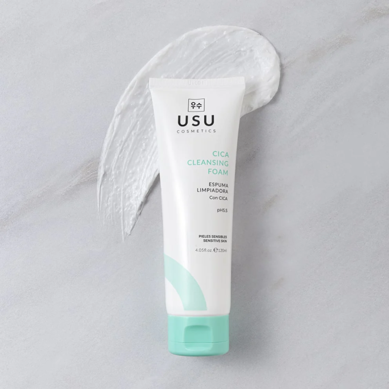 Espuma Limpiadora con CICA pH 5.5, 120 ml. - Usu Cosmetics