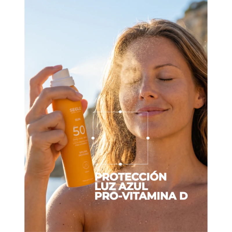 Bruma Solar Facial Invisible SPF50, 75 ml. - Segle Clinical 