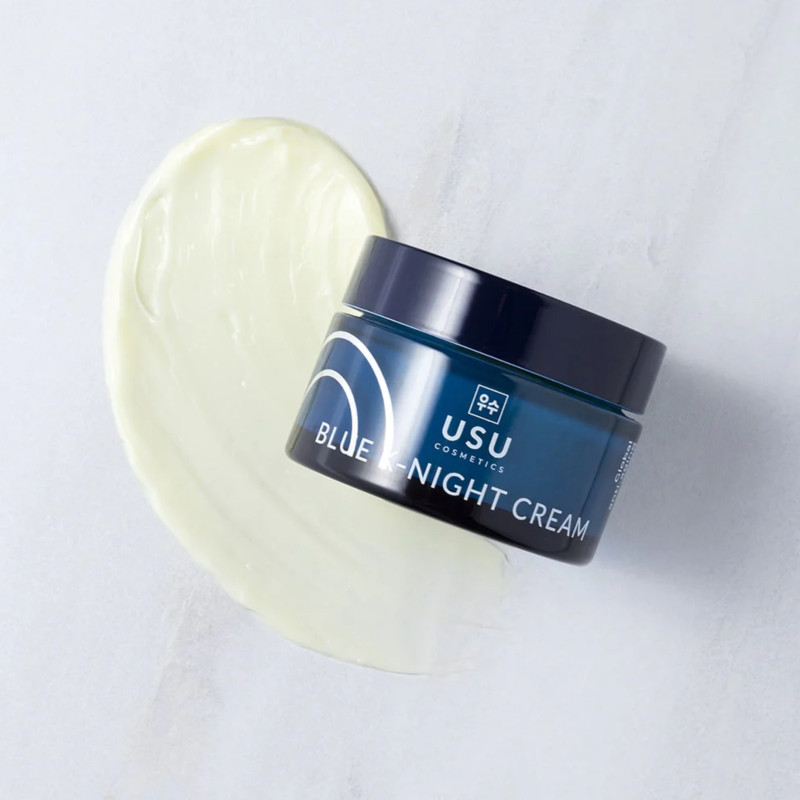 Blue K-Night Cream , 50 ml. - Usu Cosmetics