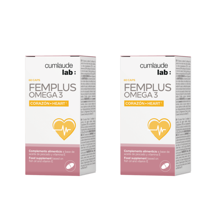 Duplo Femplus Omega 3, 60 + 60 capsulas - Cumlaude Lab