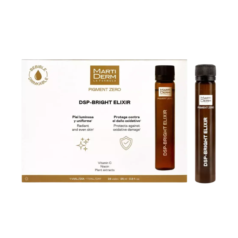 Pigment Zero DSP-Bright Elixir, 28 viales de 25 ml. - Martiderm