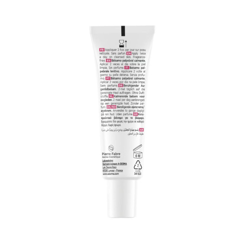 Exomega Balsamo Palpebral Calmante, 15 ml. - A-Derma