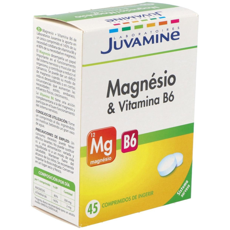 Urgo Juvamine Magnesio + Vitamina B6, 45 Comprimidos - Juvamine
