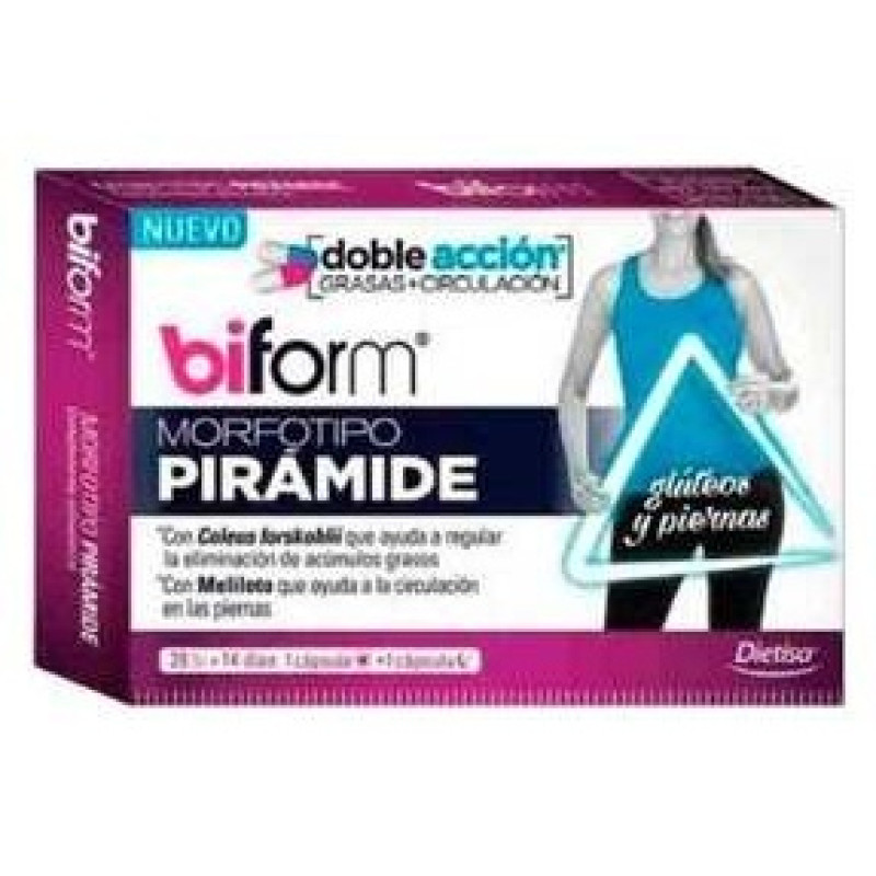 Biform Morfotipo Pirámide 28cáps - Dietisa