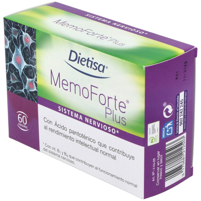 Memoforte Plus 60cap - Dietisa
