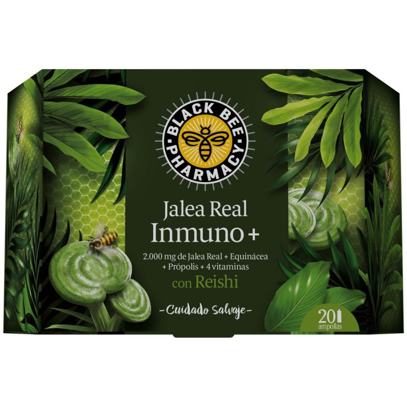 Black Bee Pharmacy Jalea Real Inmuno+ con Reishi 20amp - Otras Marcas