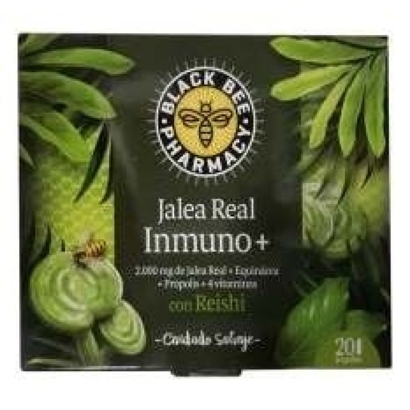 Black Bee Pharmacy Jalea Real Inmuno+ con Reishi 20amp - Otras Marcas