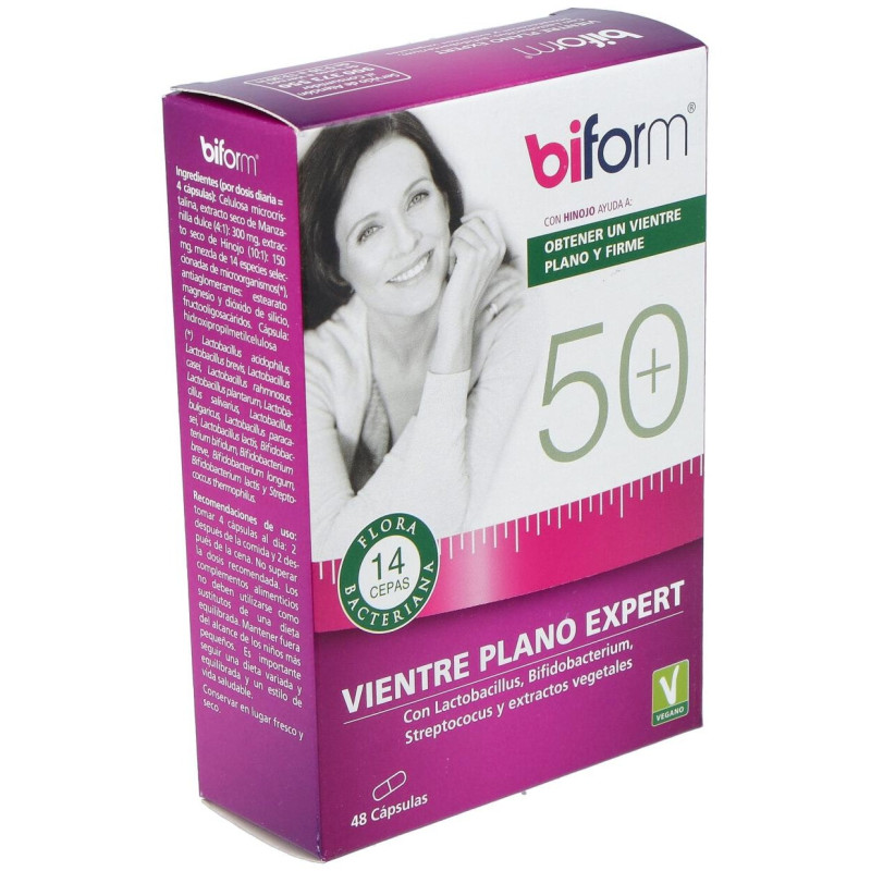 Biform 50 Vientre Plano Expert 48cap - Dietisa