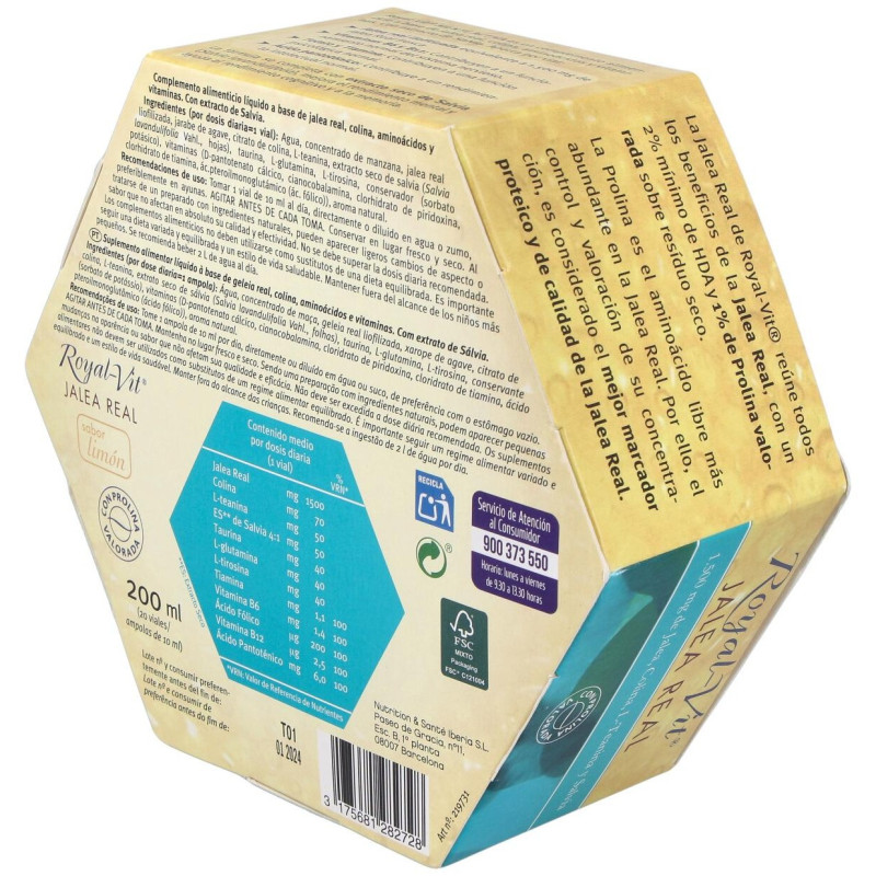 Jalea Real Royal Vit Mente Activa 20viales - Dietisa
