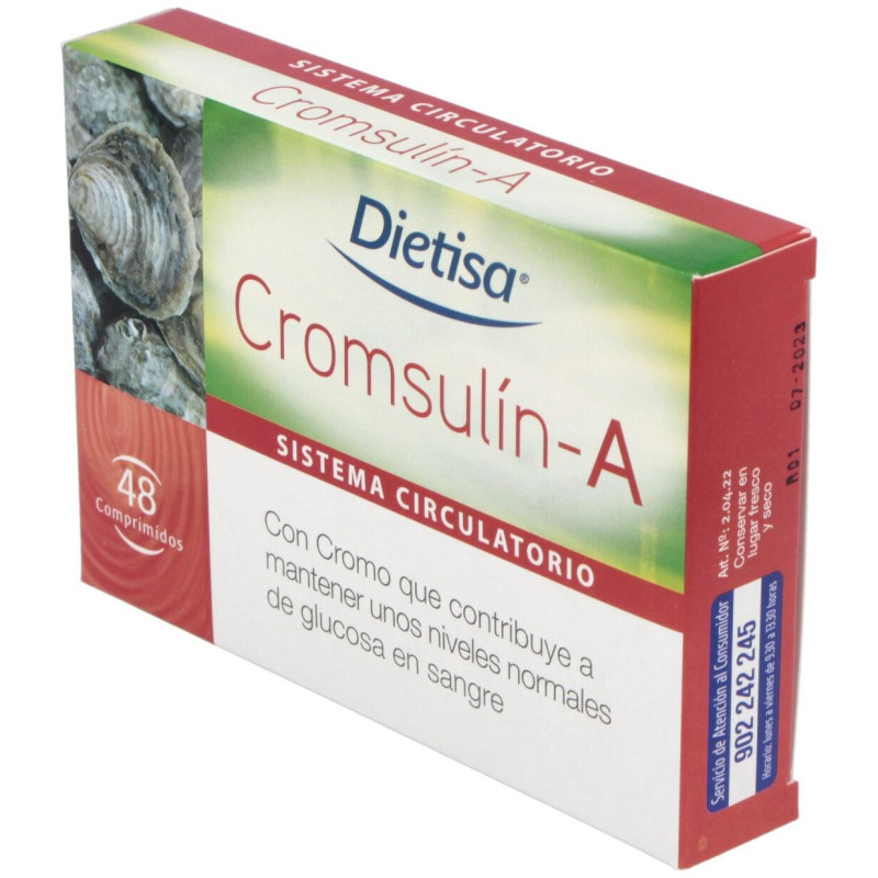 Cromsulin a (diabetes) 48comp - Dietisa