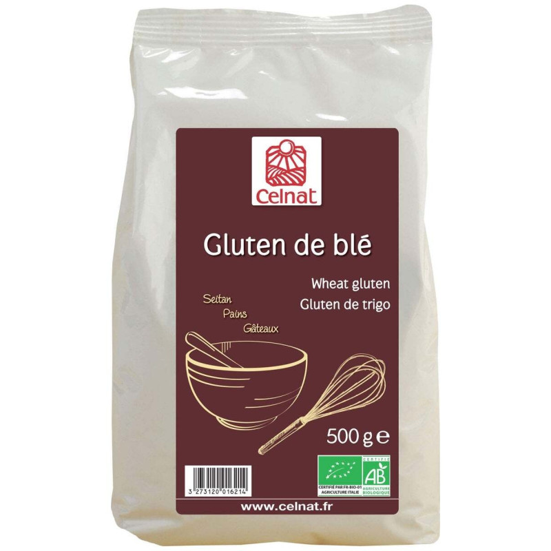 Gluten de Trigo Bio 500g - Celnat