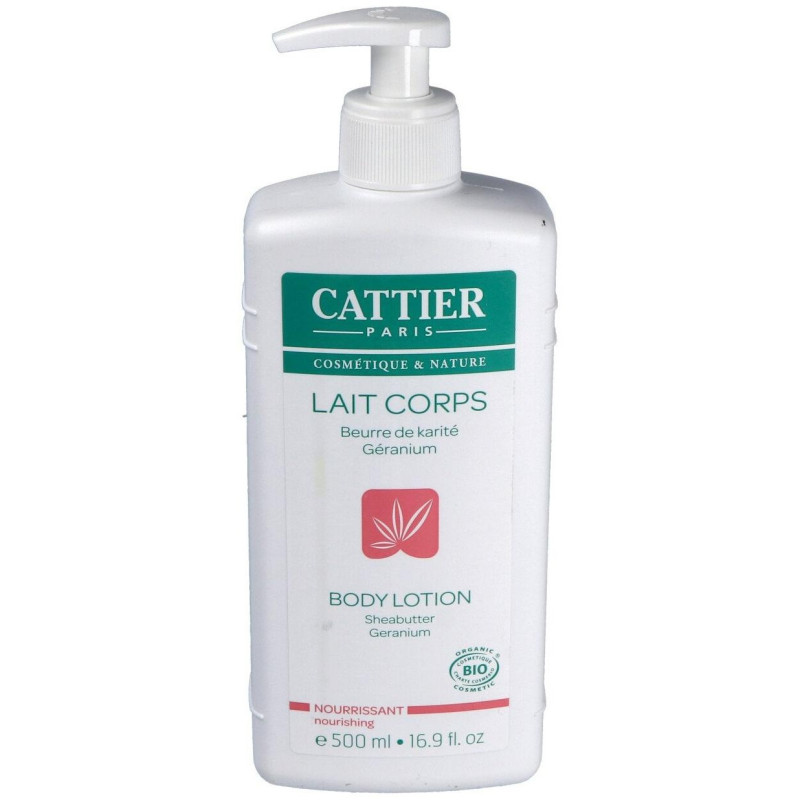Leche Hidratante Nutrit. (karite, Geranium) 500ml - Cattier