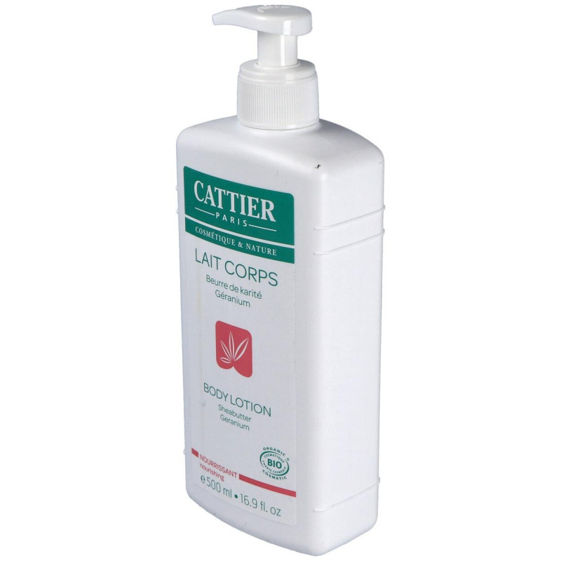 Leche Hidratante Nutrit. (karite, Geranium) 500ml - Cattier