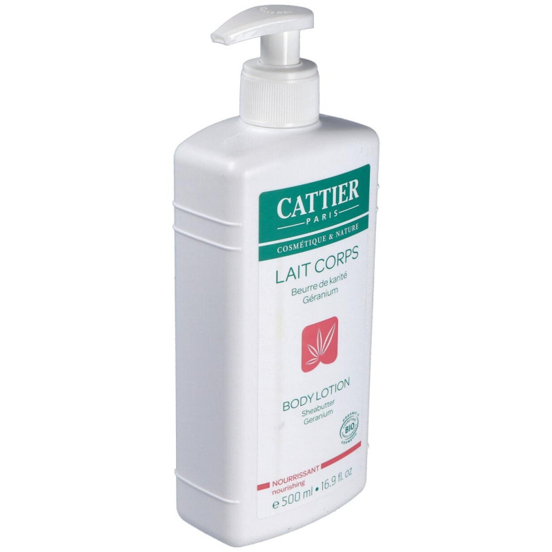 Leche Hidratante Nutrit. (karite, Geranium) 500ml - Cattier
