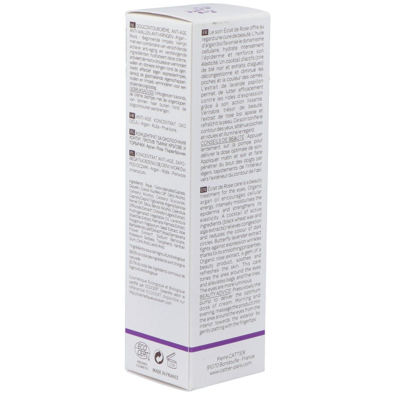 Cattier Concentr Regard Clat De Rose 15 Ml